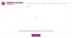 Desktop Screenshot of elektro-sivert.no